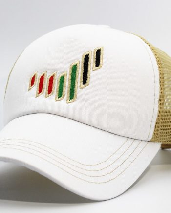 UAE National Brand Cap - White / Gold