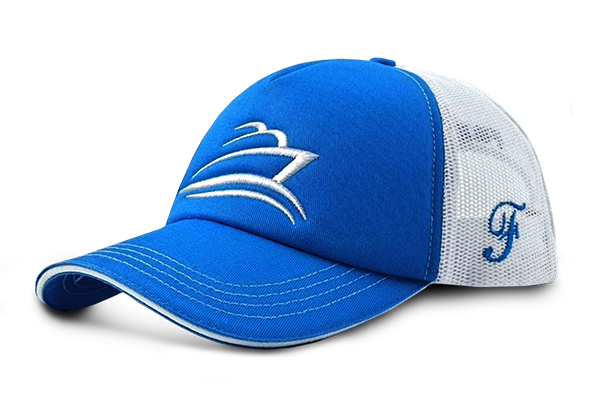 The Yakht Cap - Blue and White | Large