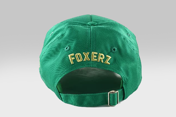 Baseball Cap with Wolf Logo in Green – Foxerz